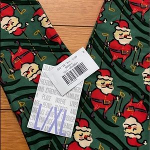 BNWT LuLaRoe vintage holiday leggings Kids L/XL